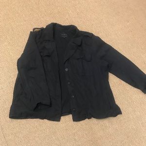 Black Lucky Brand cargo blazer 3x